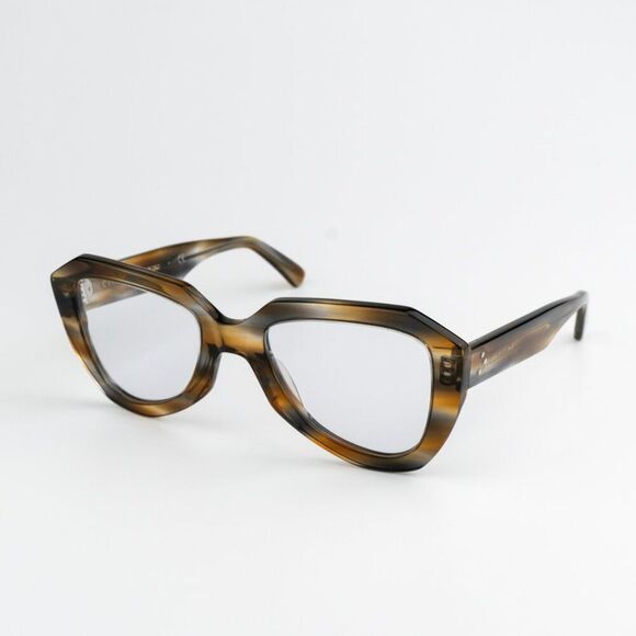 NEW Celine CL40046U 55A Shiny Coloured Havana Smoke Photochromatic Sunglasses - Picture 3 of 12